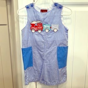 Cute little train Jon Jon! Washed but never worn